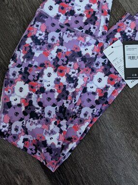 Peloton Cadent Printed High Rise Tights 3/4, Size XS